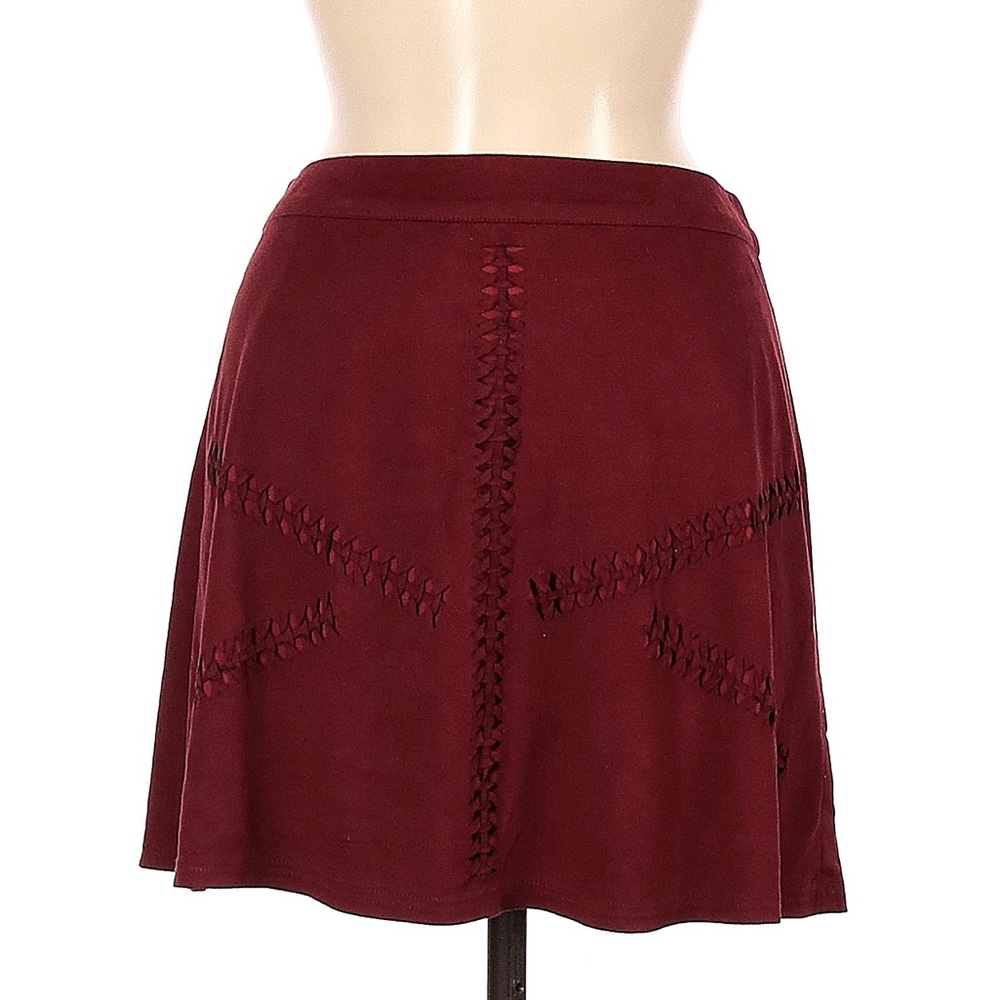 C'isa Women Red Casual Skirt